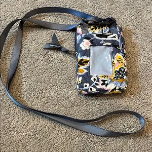 Vera Bradley Floral Crossbody Phone Bag